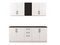 white, white matt foil, black matt foil