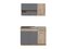 grey oak, graphite grey